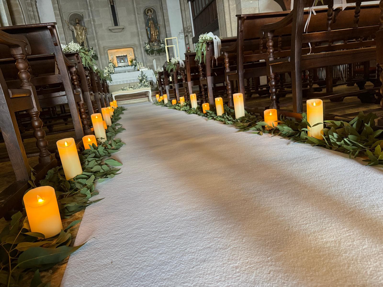 Decoración flores boda en Lugo